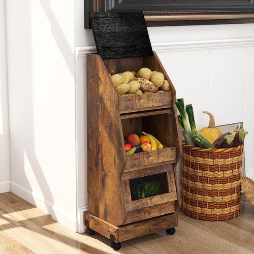 Potato and onion storage bin - storage,
