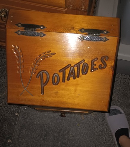 Vintage potatoes onions - potatoes,